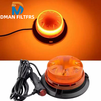 Nouveau Feu de détresse LED jaune bleu rouge 12/24 V, lumière stroboscopique rotative clignotante 25W, accessoire de remplacement pour tracteur, balise de voiture