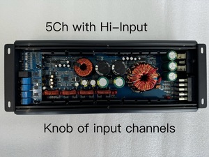 Amplificateur de <span class=keywords><strong>voiture</strong></span> compact 5 <span class=keywords><strong>canaux</strong></span> classe D 4x100W + 360W RMS, système audio Hi-Fi complet - Product Image 5