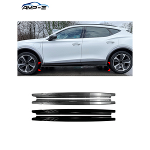 Faldones Laterales AMP-Z <span class=keywords><strong>Cupra</strong></span> <span class=keywords><strong>Formentor</strong></span> en ABS Negro Brillante para Seat <span class=keywords><strong>Cupra</strong></span> <span class=keywords><strong>Formentor</strong></span> 2020+ Accesorios para Auto - Product Image 1