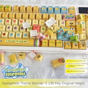 Nuovi Keycap Personalizzati <span class=keywords><strong>SpongeBob</strong></span>, Tasti Cartoon ad Alto Valore Cromatico, Carini e Divertenti - Product Image 3