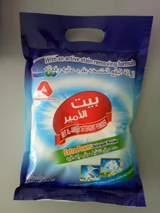 Atacado china melhor marca 25kg detergente em pó em massa com Deep Clean Sabor Internacional