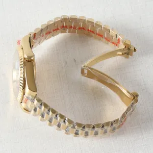 Custom 39mm Puzzle Golden NH35 <strong>Self</strong> <strong>Winding</strong> <strong>Automatic</strong> Own Logo Reloj Les Montre <strong>Watch</strong> - Product Image 5