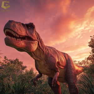 Modèle de dinosaure animatronique à l'échelle réelle SGAD09, dinosaure jurassique Trex imperméable, animatronique avec mouvements - Product Image 4