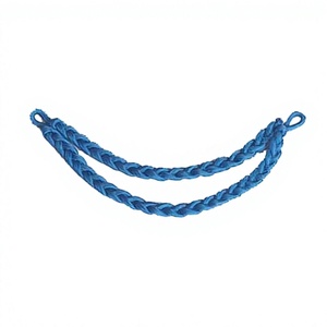 Cordon en macramé torsadé à 3 brins en argent allemand, couleur personnalisée, haute ténacité, accessoires vestimentaires Dada - Product Image 5