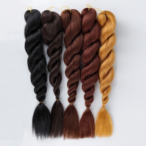 <span class=keywords><strong>Trenzas</strong></span> <span class=keywords><strong>de</strong></span> Cabello Rizado Más Vendidas, Brillantes, Hermosas y Gruesas, <span class=keywords><strong>Trenzas</strong></span> <span class=keywords><strong>de</strong></span> Fibra Sintética - Product Image 4