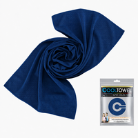 Serviette de sport rafraîchissante personnalisée, portable, séchage rapide, en microfibre PVA, serviette de sport rafraîchissante à effet glace
