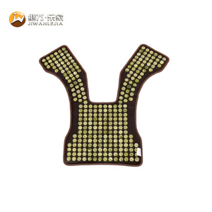 Jiwan Lejia Tapis de massage ergonomique chauffant en pierre bronze pour le dos et la taille, <span class=keywords><strong>accessoire</strong></span> confortable pour la relaxation à domicile - Product Image 4