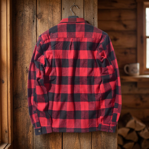 Camisas de Franela a Cuadros para Hombre, de un Solo Botón, Antiarrugas, Formales, Elegantes, Estilo Occidental, Venta al Por Mayor de Fábrica - Product Image 2