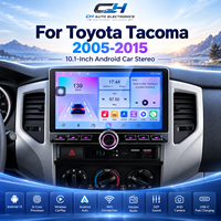Système de navigation stéréo pour voiture compatible avec Tacoma 2005-2015, écran tactile Android 15 IPS, CarPlay sans fil, GPS, WiFi, USB, multimédia