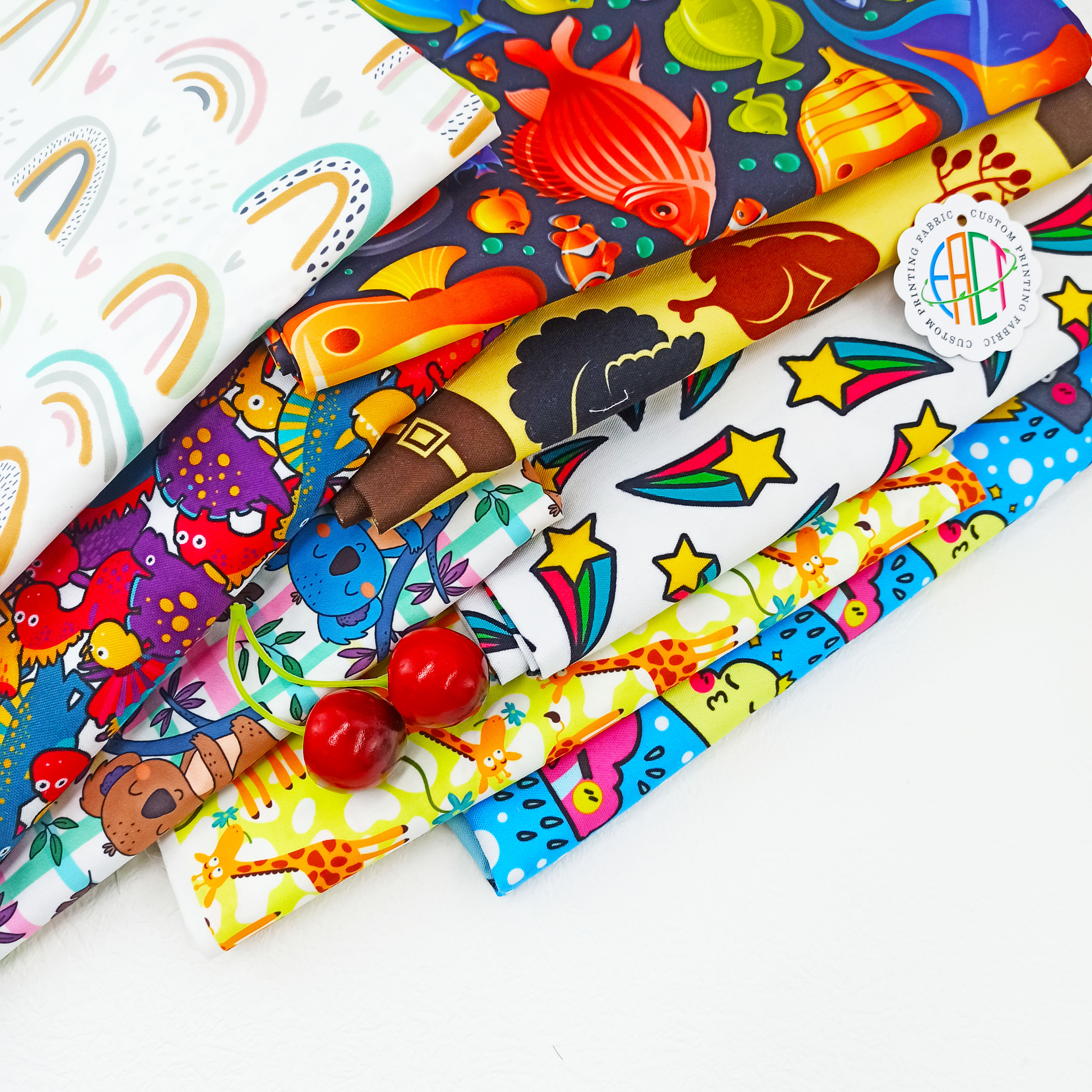 Прямая Заводская поставка, индивидуальная печать, медведь, 95% хлопок, 5% спандекс, хлопок, лайкра, ткань для футболок, нет минимального заказа