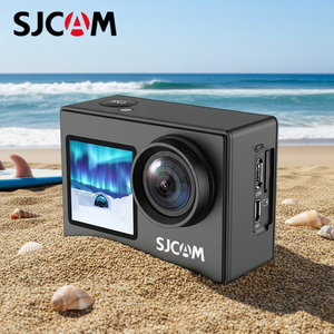 <span class=keywords><strong>SJ4000</strong></span> double écran étanche sport 4K caméra Anti-shake 360 panoramique mémoire intégrée pour la photographie cycliste - Product Image 1