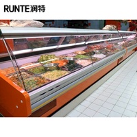 Vitrine Réfrigérée Commerciale pour Viande, Réfrigérateur de Présentation de Boucherie
