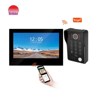 Smart Tuya Wifi Door Phone IPS Screen Door Bell Camera Doorbell Video Door Phone Intercom System