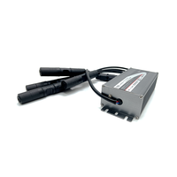 Poteau d'éclairage intelligent et projet solaire Applicable 1 FE Fibre 4 FE Cuivre PoE 40W IP67 Commutateur Ethernet industriel non géré à 5 ports