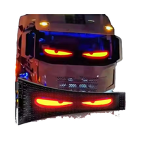 1696 LED Matrice Pixel Panneau USB 5V Flexible Adressable RGB Motif Graffiti Défilement Texte Animation Led matrice Panneau pour Voiture