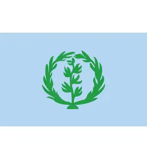 Bandeira nacional promocional da Eritreia 3x5 Histórica Azul Verde azeitona Eritreia para animar