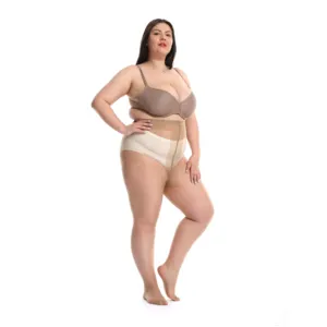 Individuelle glänzende neue dünne Nylon Mädchen Strumpfhosen Bilder sexy Übergröße