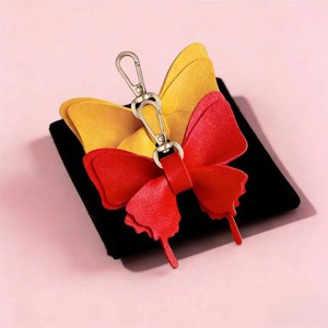 Llavero de mariposa, colgador de cuero ligero y fresco para bolso, llavero para coche, colgador de llaves - Product Image 4