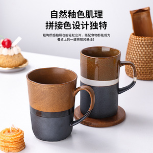 แก้วเซรามิคสีน้ำเงินลายหอยเชลล์ ใช้กับไมโครเวฟและเครื่องล้างจานได้ เหมาะสำหรับใช้ในบ้านและที่ทำงาน - Product Image 4