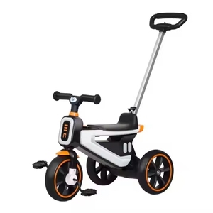 Triciclo per Bambini da 2-5 Anni, Bicicletta in Plastica con Musica <span class=keywords><strong>e</strong></span> Luci - Product Image 4