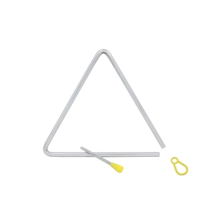 Triángulo de percusión Orff de hierro de 6, 7 y 8 pulgadas, campana triangular de percusión para enseñanza y presentaciones musicales - Product Image 2