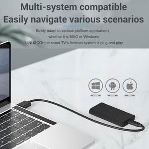 Carcasa de Aluminio para SSD <span class=keywords><strong>Msata</strong></span>, Adaptador de Carcasa Externa para Unidad de Estado Sólido, <span class=keywords><strong>USB</strong></span> C Tipo C a <span class=keywords><strong>Msata</strong></span> - Product Image 6