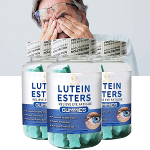 Private Label Ésteres Luteína Gomas Aliviar Eye Fadiga Filtro Blue Light & Melhorar a Visão Suplemento Dietético - Product Image 4