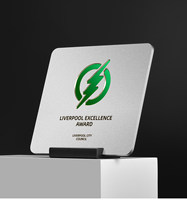 Plaque de récompense métallique personnalisable en gros, gravée, pour les performances commerciales et les cérémonies de remise des prix des distributeurs