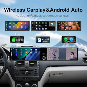 MOOKAKA 12.3 + 12.3 pollici sistema Android doppio schermo per Mercedes-Benz C 2007-2010 lettore di <span class=keywords><strong>auto</strong></span> GPS Stereo DSP WIFI telecamera posteriore - Product Image 5