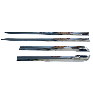Guarnizione per modanatura di <span class=keywords><strong>porte</strong></span> cromate in plastica ABS per HILUX VIGO Kit di accessori per esterni in 2014 2012 con protezione paraurti per carrozzeria - Product Image 5