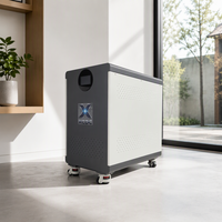 Station d'alimentation de secours domestique tout-en-un empilable Xc LiFePO4 48V 30-40KW IP65, système de stockage d'énergie solaire