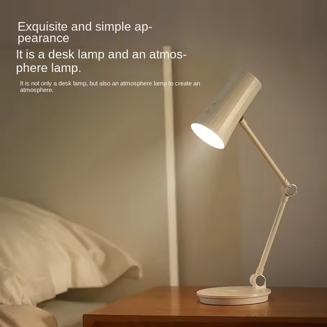Wholesale Adjustable Mini Bedside Table Lamp LED Night Light Projector Plug-In Rechargeable Contemporary Bedroom