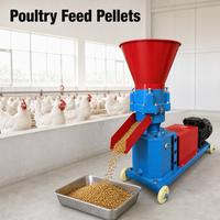 Nouvelle machine à granulés d'aliments pour animaux en acier inoxydable 350-20, 300 kg/h, à matrice plate, pour la fabrication de granulés de maïs, de paille et de soja