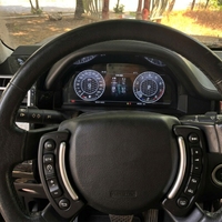 Prix d'usine Yuefu, écran numérique de 12,3 pouces, compteur de vitesse LCD pour voiture, tableau de bord noir LHLSV8 Land Rover Range Rover V8, neuf 1