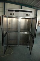 Réfrigérateur encastrable à quatre portes avec refroidissement par ventilateur de 1400L pour hôtel
