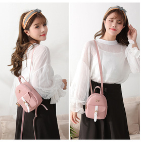 Vintage Women Fashion Pu Leather <b>Backpacks</b> Female <b>Backpack</b> for Girls School Bag Travel Handbag Shoulder Bag - Product Image 5