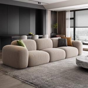 Sofa hiện đại với vải nhung mờ cho các khách sạn nhỏ đến lớn căn hộ vật liệu gỗ yên tĩnh miễn phí Bộ giường xốp - Product Image 5