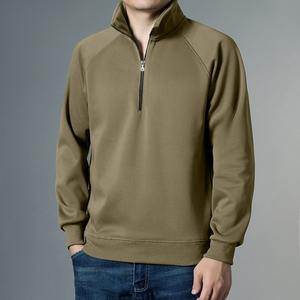 Sudadera Deportiva de Golf con Cierre de 1/4, Personalizable con Logotipo, para Hombre, 100% Algodón, Transpirable, de Secado Rápido, para Invierno, ODM - Product Image 2