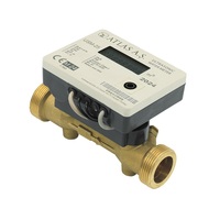 Compteur d'eau à turbine Atlas MBus/Lorawan/Pulse R400 IP68 DN15 en laiton prépayé, compatible OEM, pour usage domestique, garantie 3 ans, certifié MID CE