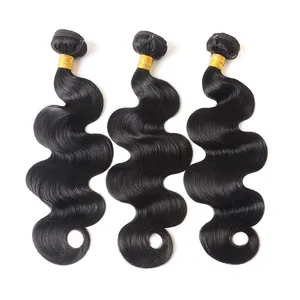 Natural color burma curly hair body wave 3 pieces with 1 closure virgin hair unprocessed cuticle aligned burmese raw hair