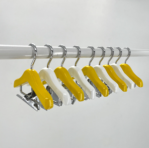 Lavinia White Yellow Wooden Pet Dog Cat <strong>Hanger</strong> <strong>Mini</strong> Clothing <strong>Hanger</strong> With Clip - Product Image 5