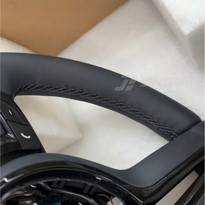 Volant en cuir durable de haute qualité compatible avec BMW E90 E91 E92 F10 F11 F20 F21 F30 F32 F20 F22 F23 F48 E64 M3 <span class=keywords><strong>M5</strong></span> Série <span class=keywords><strong>E</strong></span> - Product Image 5