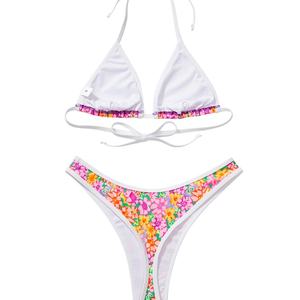 Traje de Baño de Lujo Personalizado con Estampado de Leopardo, Bikini Sexy de 2 Piezas, Traje de Baño Deportivo para Mujer, Mini Bikini, Ropa de Playa - Product Image 2