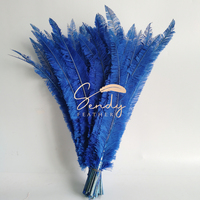 Plumes d'autruche Nandu en gros de 50-55 cm/20-22 pouces pour sacs à dos de carnaval, accessoires de costume et de coiffure