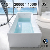 Baignoire autoportante ovale moderne pour, vente en gros d'usine, usage domestique, salle de bain, hôtel, projet villa
