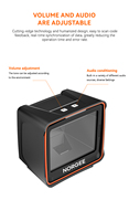 Escáner de Código de Barras Omnidireccional NORGEE HENEX H8000 2D, USB, para Supermercados, Garantía de 3 Años, en Stock