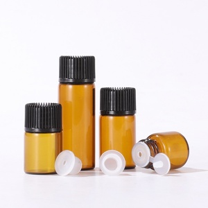 Botella de vidrio con cuentagotas Euro ámbar reciclable de 5ml con tapa de plástico a prueba de manipulaciones para uso en envases cosméticos - Product Image 6