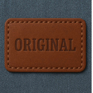 Custom Design Kleine Lederen Patches Labels Naai-On Accessoire <span class=keywords><strong>Maker</strong></span> Met Debossed Logo Voor Hoed En Tas Kleding Labels - Product Image 4