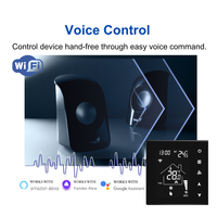 Termostato de bobina de ventilador programable semanal con Tuya Smart Life APP Control Wifi termostato para termostato de aire acondicionado