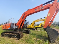 Excavatrice d'occasion Hitachi ZX210 ZX200 ZX240 ZX330, machine hydraulique sur chenilles de 21 tonnes pour travaux de terrassement